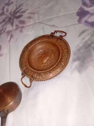 Juego de 4 ollas de cobre