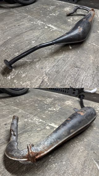 Tubo escape Aprilia Culo Avispa 50