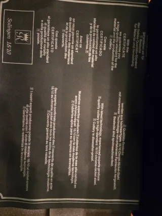 Cubiertos con hilo de oro de 24K