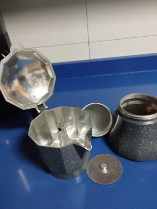 Cafetera Castey Moka Gris