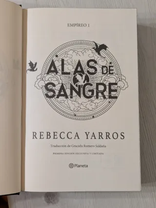 Alas de sangre (Empíreo 1)