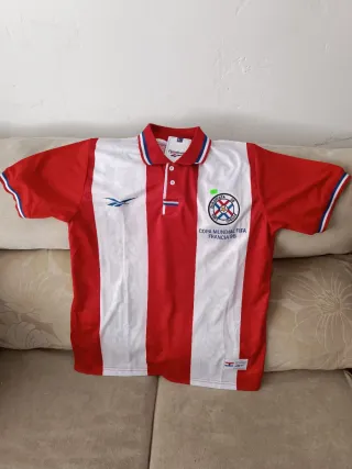 Camiseta Reebok Paraguay Francia 98 Talla M