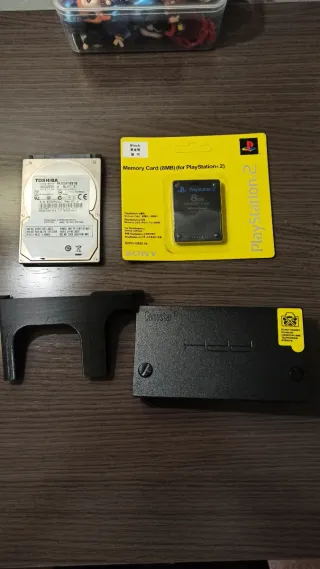 Adaptador + HDD + Memory Card PS2