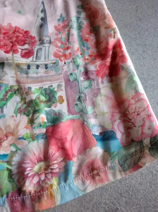 Abito Mayoral stampa floreale in tulle 4 anni