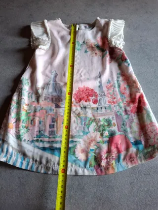 Abito Mayoral stampa floreale in tulle 4 anni