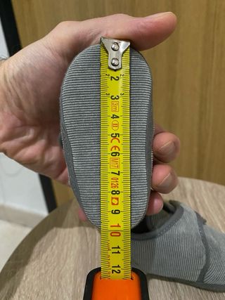 Scarpine neonato Bimbi Blu col. grigio taglia 16