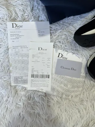 Zapatillas Dior B25 Negras y Blancas