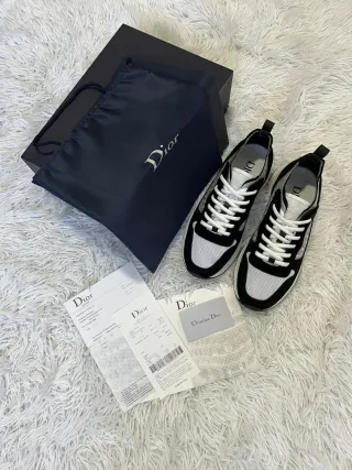 Zapatillas Dior B25 Negras y Blancas