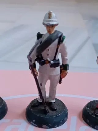 Lote 3 Figuras Plomo Almirall Palou