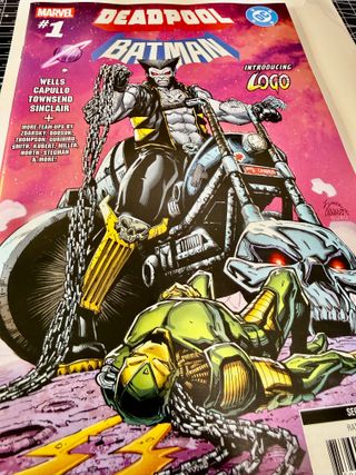 Deadpool Batman #1 Stegman 2nd Printing Marvel DC