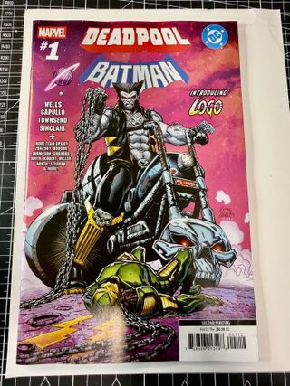 Deadpool Batman #1 Stegman 2nd Printing Marvel DC