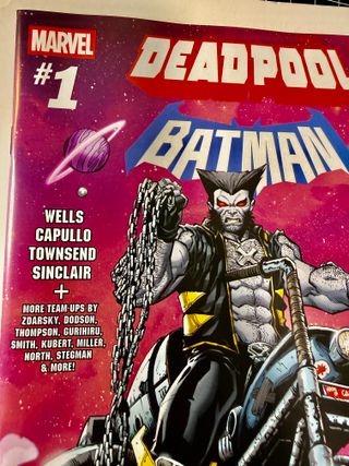 Deadpool Batman #1 Stegman 2nd Printing Marvel DC