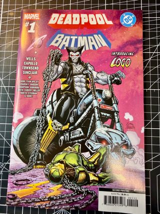 Deadpool Batman #1 Stegman 2nd Printing Marvel DC
