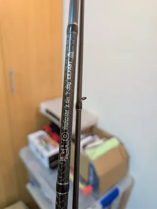 Caña Spinning HTO Nebula 2.40m 7-30grs Ex Fast