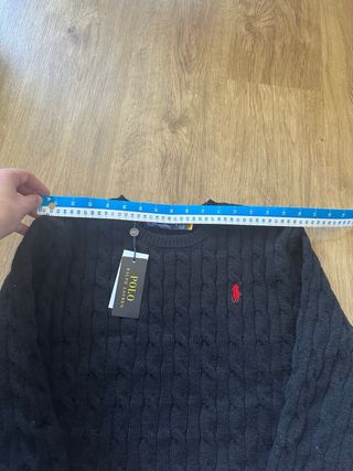 Jersey negro trenzado Polo Ralph Lauren