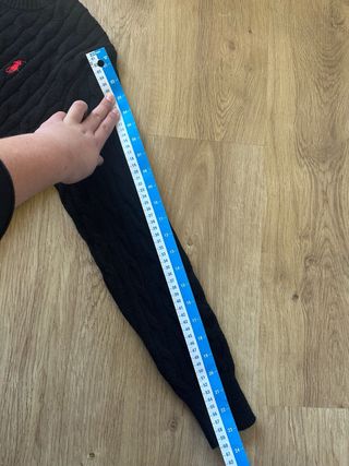 Jersey negro trenzado Polo Ralph Lauren