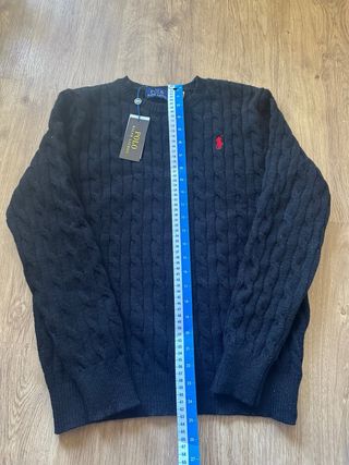 Jersey negro trenzado Polo Ralph Lauren