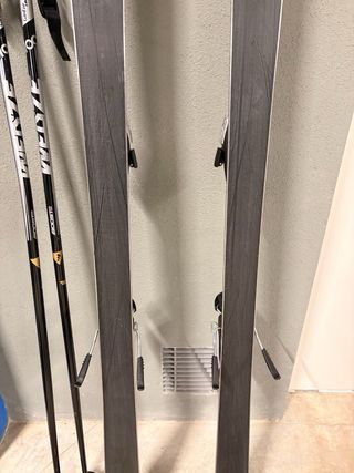 Esquís Head Cyber X10 + Bastones