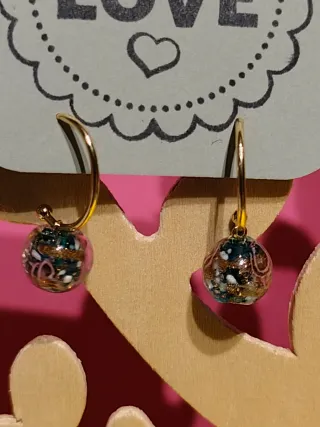 Lote pendientes Murano cristal