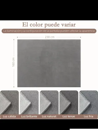 Alfombra salón pelo largo 160x230