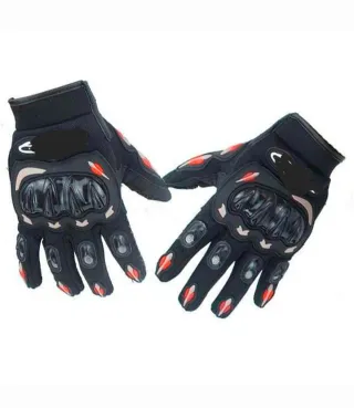 Guantes Moto Alpine Negros y Rojos
