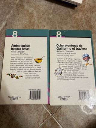 Lote 4 libros infantiles/juveniles