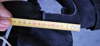 Botines tacón ante negro