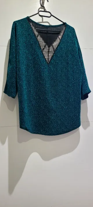 Pantalones verdes brillantes