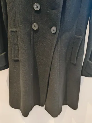 Abrigo Mango Negro Talla M