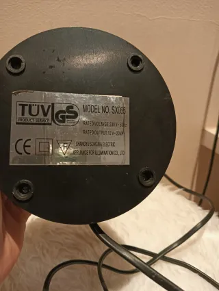 Lámpara flexo escritorio negra