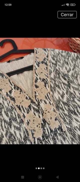 Vestido mini Zara estampado