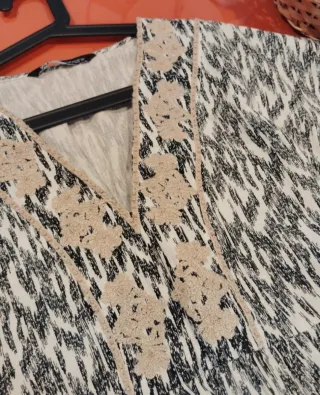 Vestido mini Zara estampado