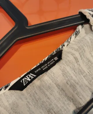 Vestido mini Zara estampado