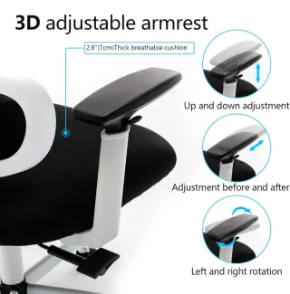 Silla ergonómica de ordenador kerdom 9070F