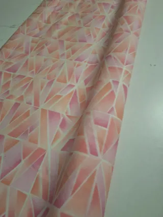 Tela con diseño geométrico