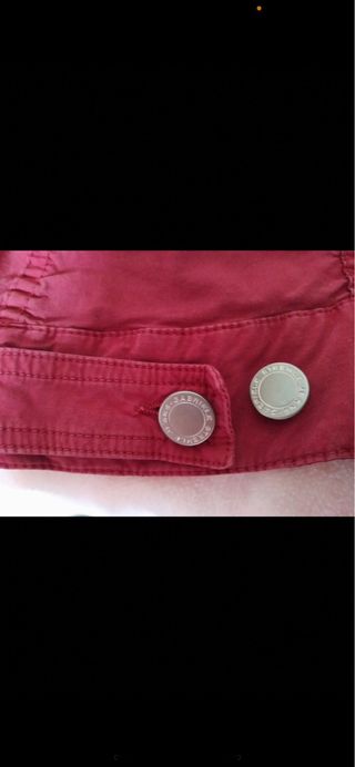 Chaqueta vaquera roja