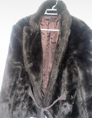 Chaquetón de pelo sintético