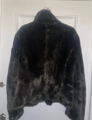 Chaquetón de pelo sintético