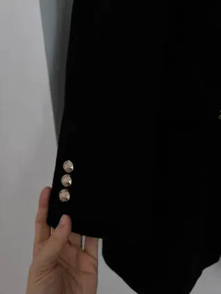 Abrigo negro de Mango – talla XS