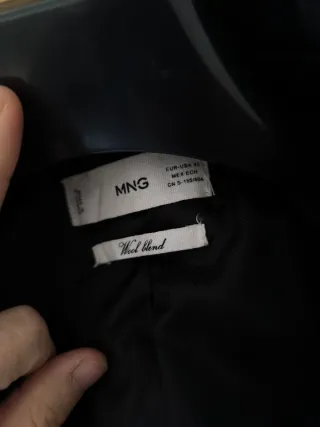 Abrigo negro de Mango – talla XS