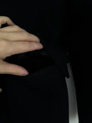 Abrigo negro de Mango – talla XS