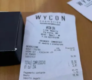 Cipria Wycon nuovo mai usato pagato 19€