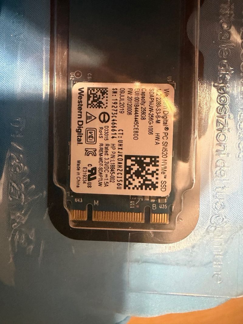 Disco Duro M.2 NVMe 256GB Western Digital afbeelding 2