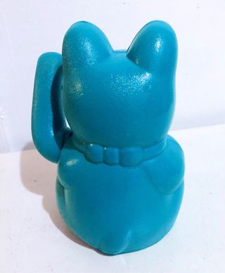 Gato de la suerte chino estático figura