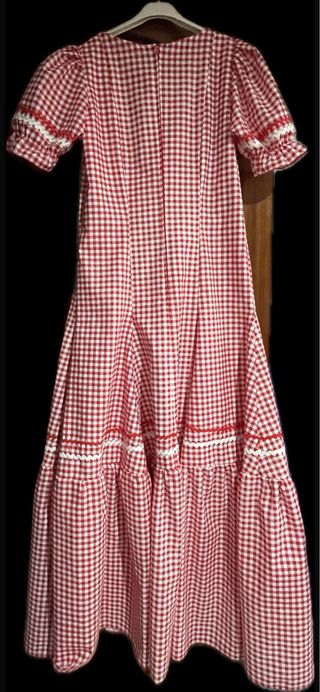 Vestido Romería Rojo y Blanco Nuevo