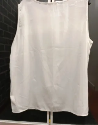 Camisa Trucco Blanca y Azul Talla XXL