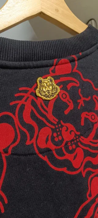 Sudadera Kenzo Año Chino Negra Roja