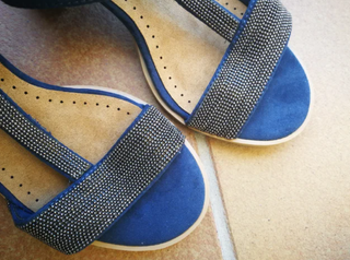 Sandalias CORINA Azul Marino Talla 35