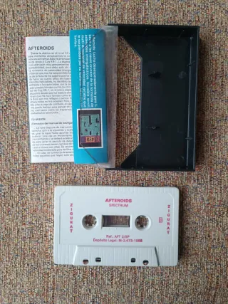 Juego ZX Spectrum Afteroids ZIGURAT