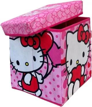 Pouf Contenitore Hello Kitty Rosa